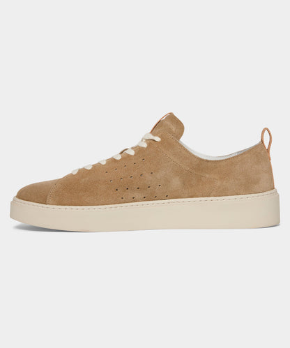 Todd Snyder Porto Suede Court Sneaker in Sand Sand