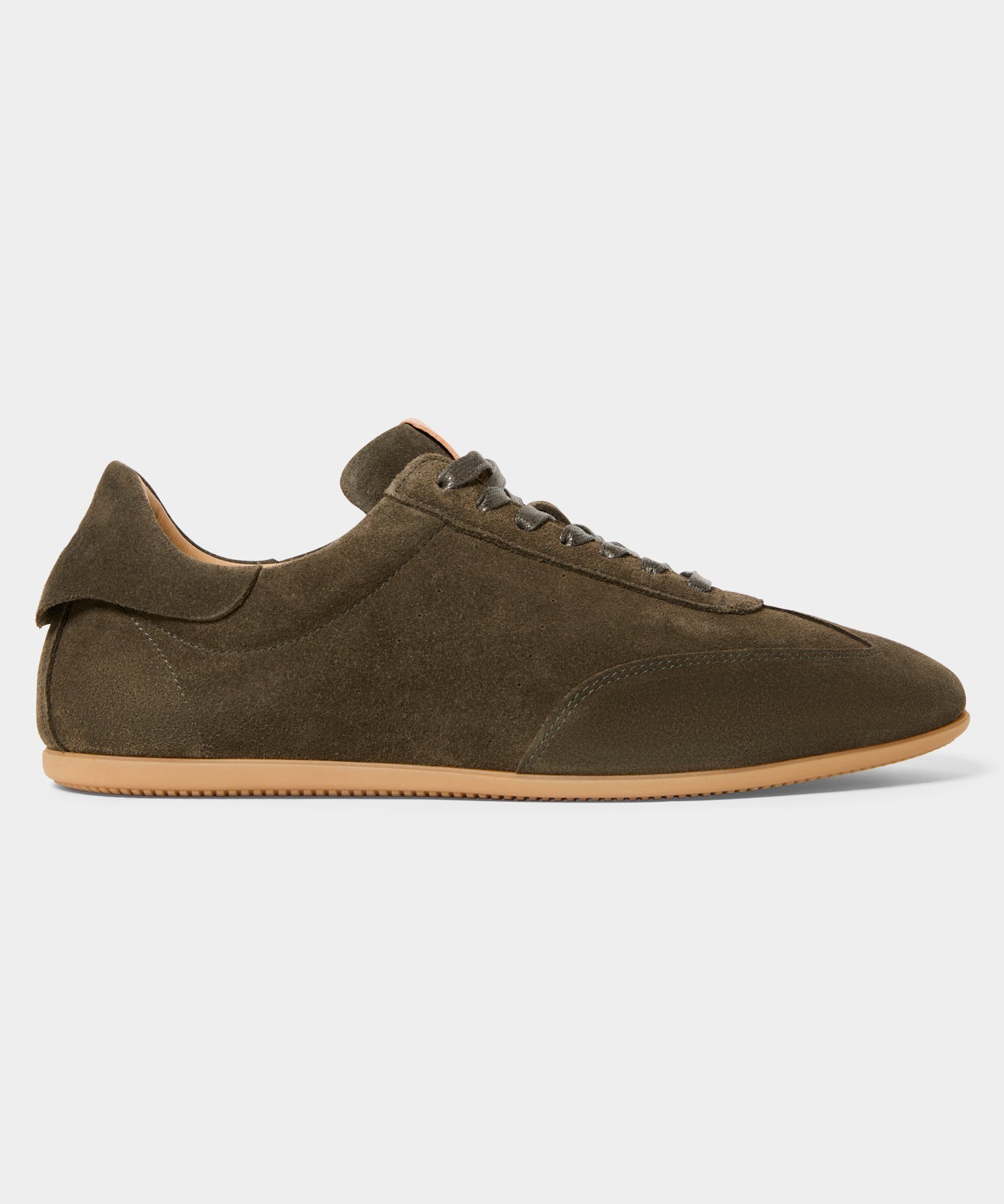 Todd Snyder Porto Suede Sneaker in Mossy Brown Mossy Brown