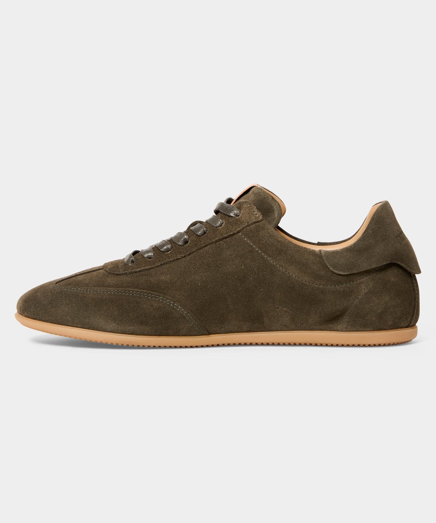 Todd Snyder Porto Suede Sneaker in Mossy Brown Mossy Brown