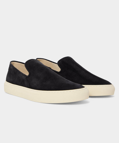 Todd Snyder CQP Jetty Slip-On Sneaker in Black Black