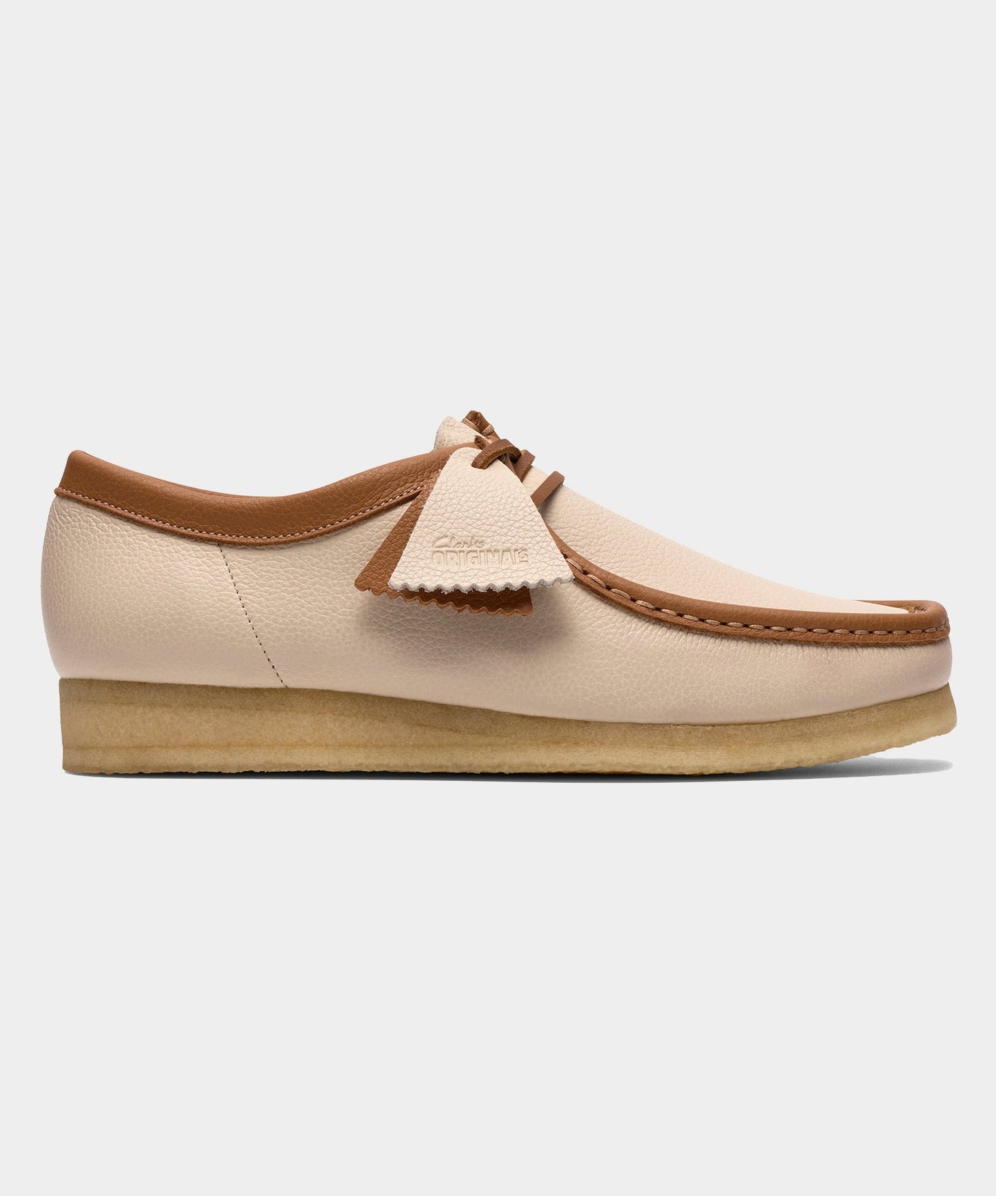 Todd Snyder Leather Wallabee in Cream Cream