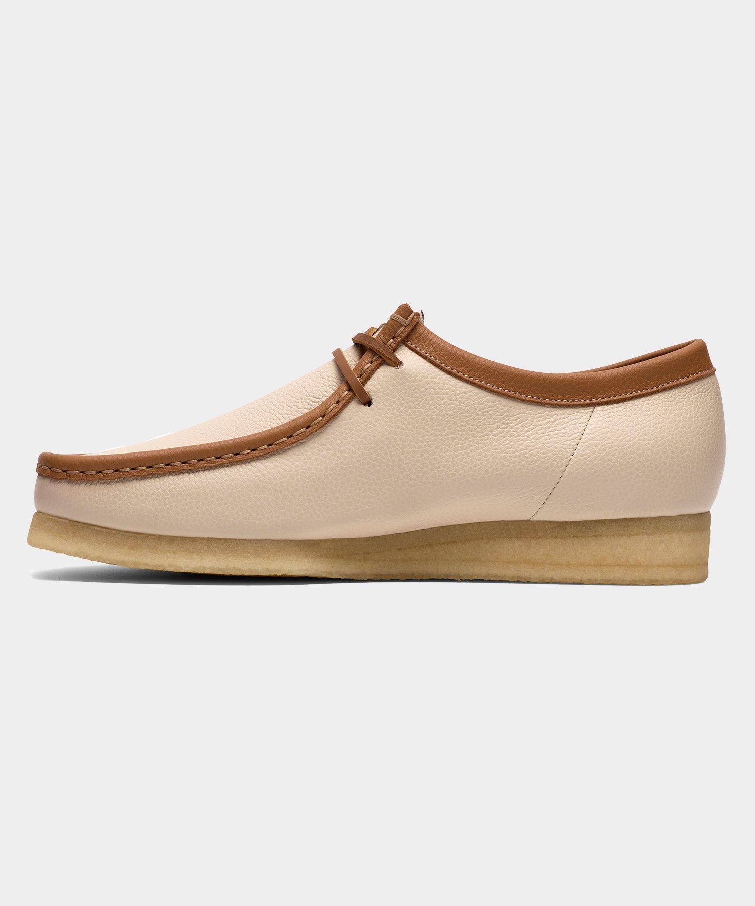 Todd Snyder Leather Wallabee in Cream Cream