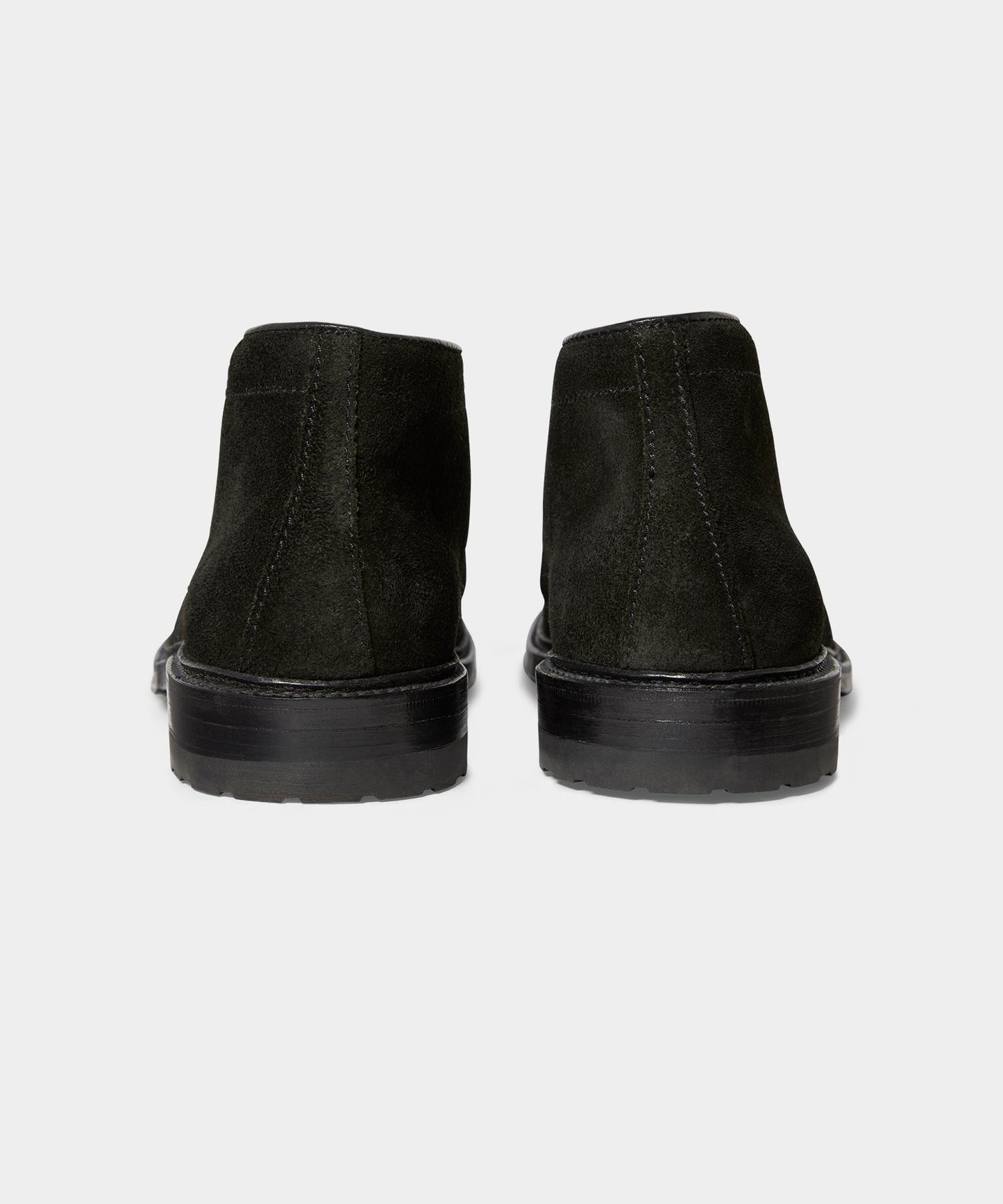 Todd Snyder Alden Chamois Chukka Boot in Black Black