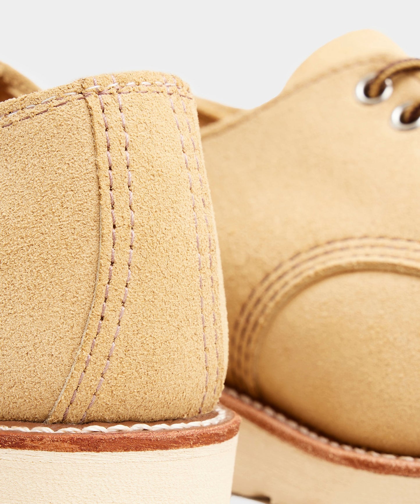 Todd Snyder Red Wing Shop Moc Oxford Boot in Hawthorne Abilene Leather Brown