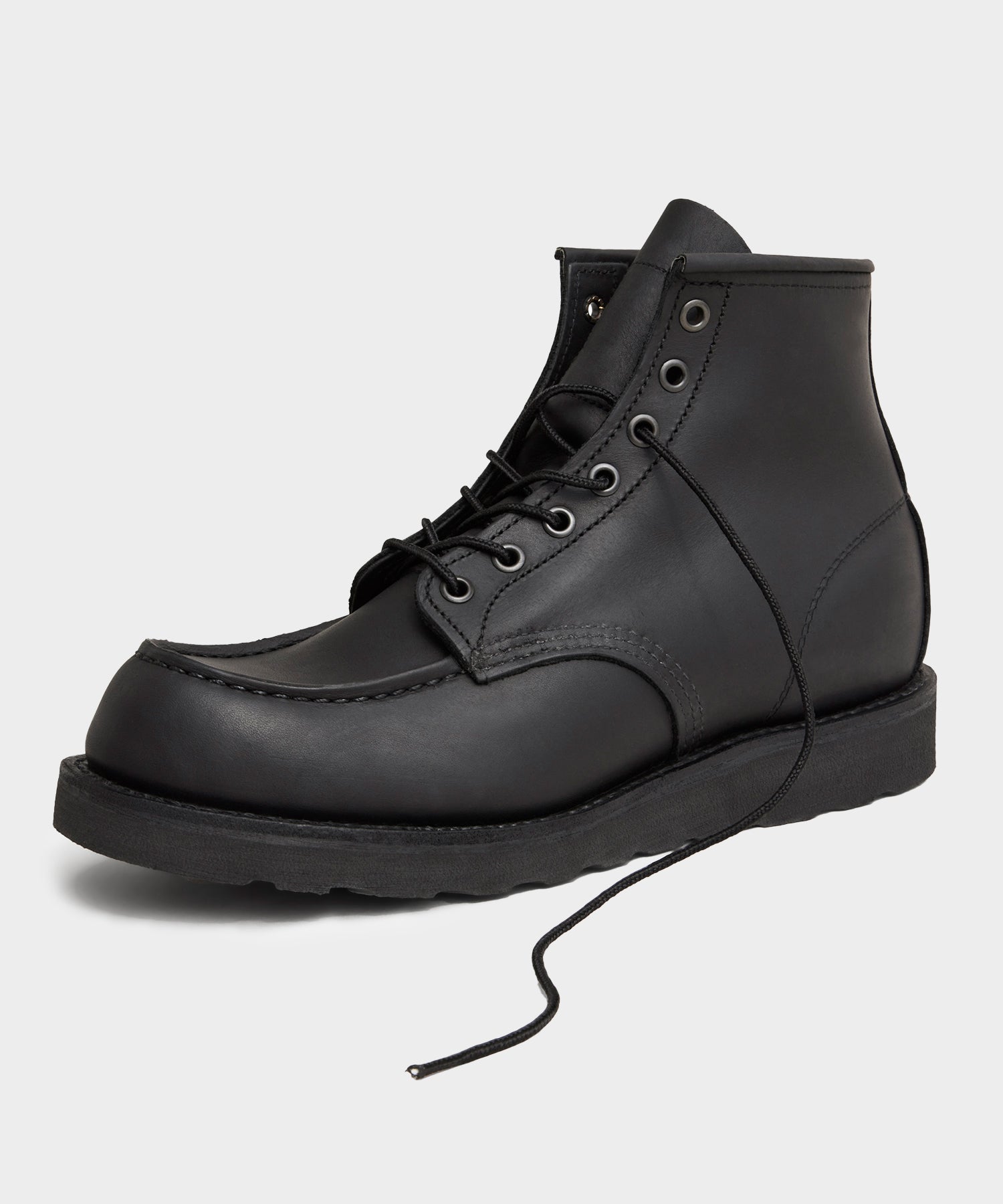 Todd Snyder Red Wing 6-in Classic Moc Boot in All Black Black