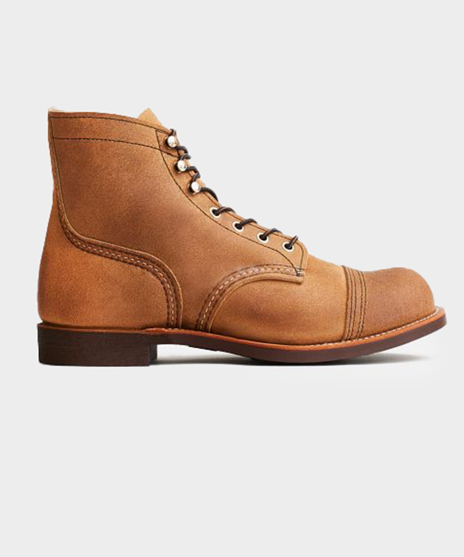 Todd Snyder Red Wing Iron Ranger Boot in Hawthorne Light Brown