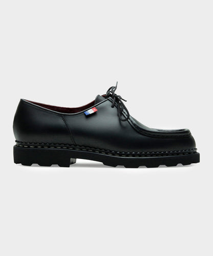 Todd Snyder Paraboot Michael Derby Shoe in Lisse Noir BLACK
