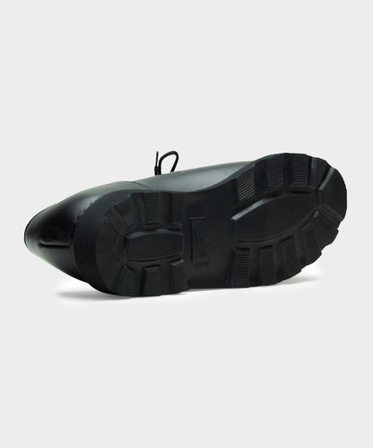 Todd Snyder Paraboot Michael Derby Shoe in Lisse Noir BLACK