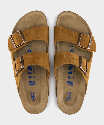 Todd Snyder Birkenstock Arizona Soft-Footbed Sandal in Mink Suede Mink