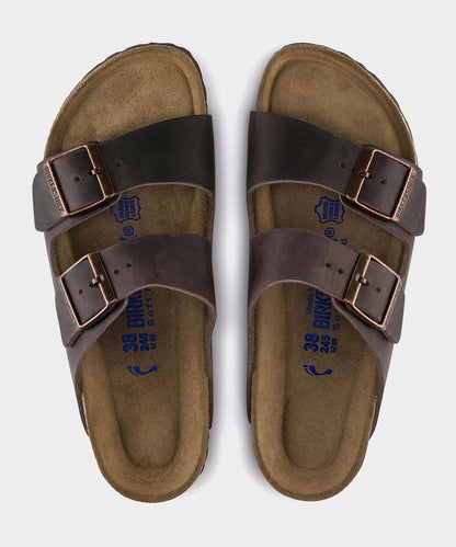 Todd Snyder Birkenstock Arizona Soft-Footbed in Habana Oiled Leather Dark Brown