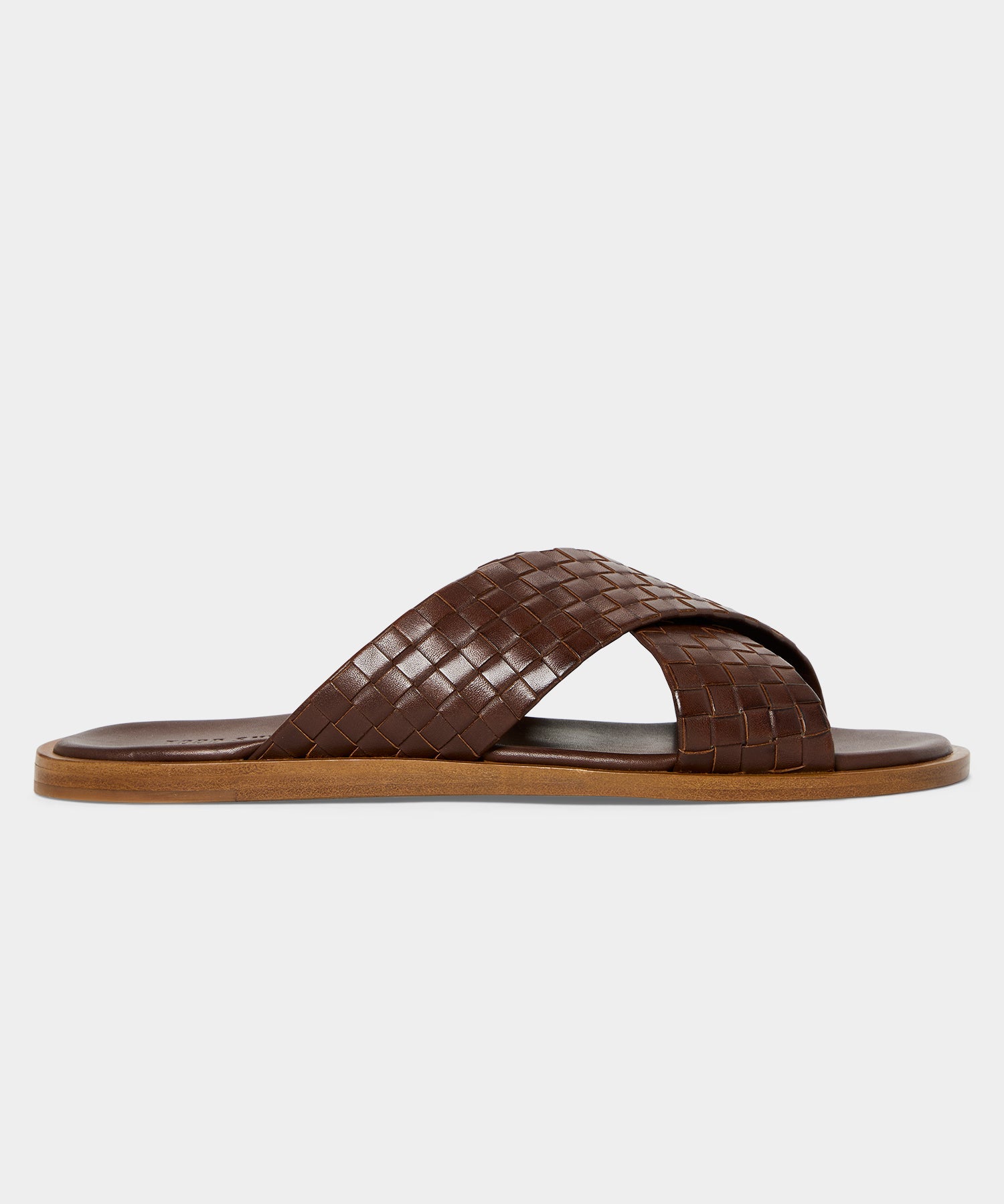 Todd Snyder Porto Woven Leather Sandal in Brown Brown