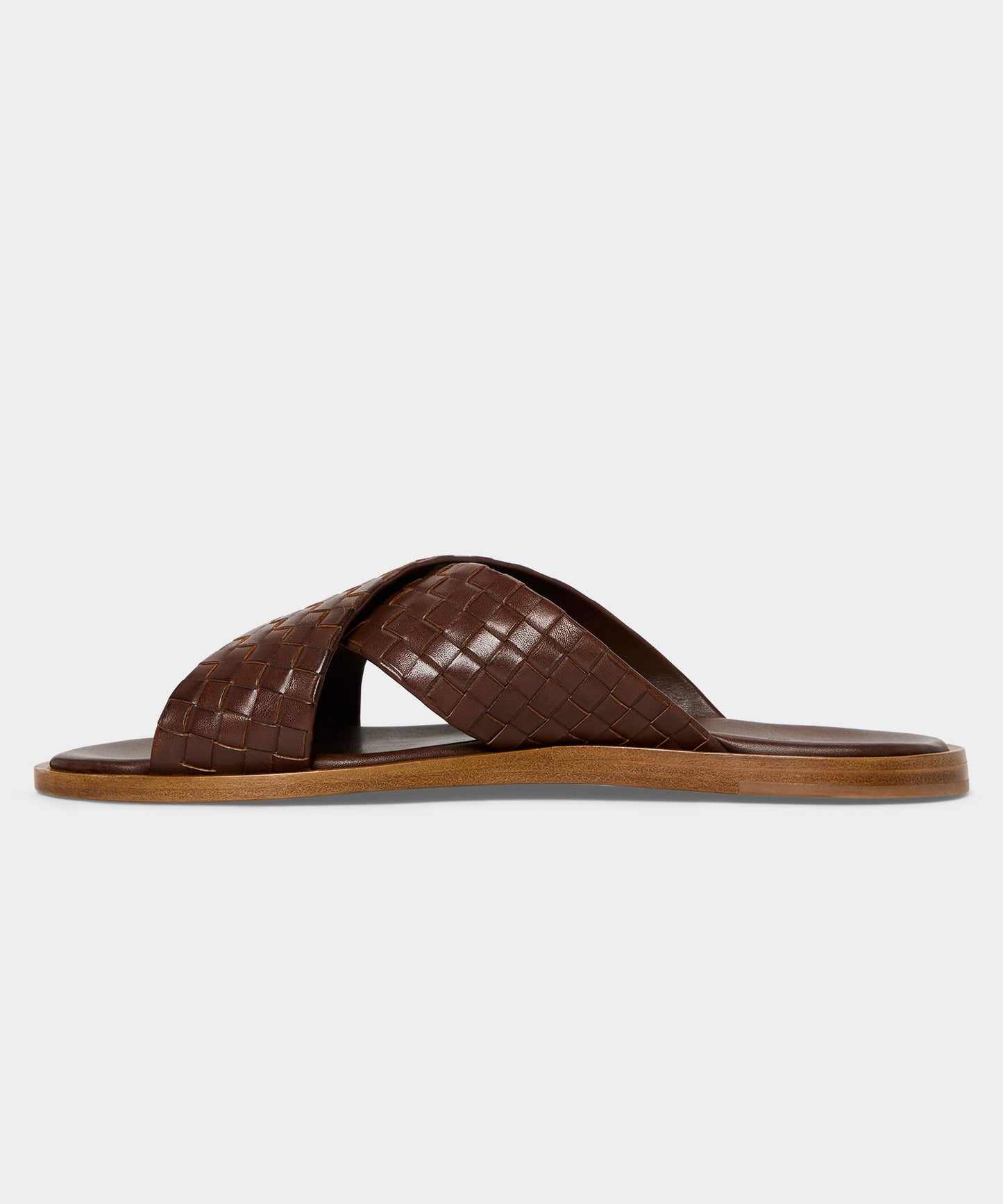 Todd Snyder Porto Woven Leather Sandal in Brown Brown
