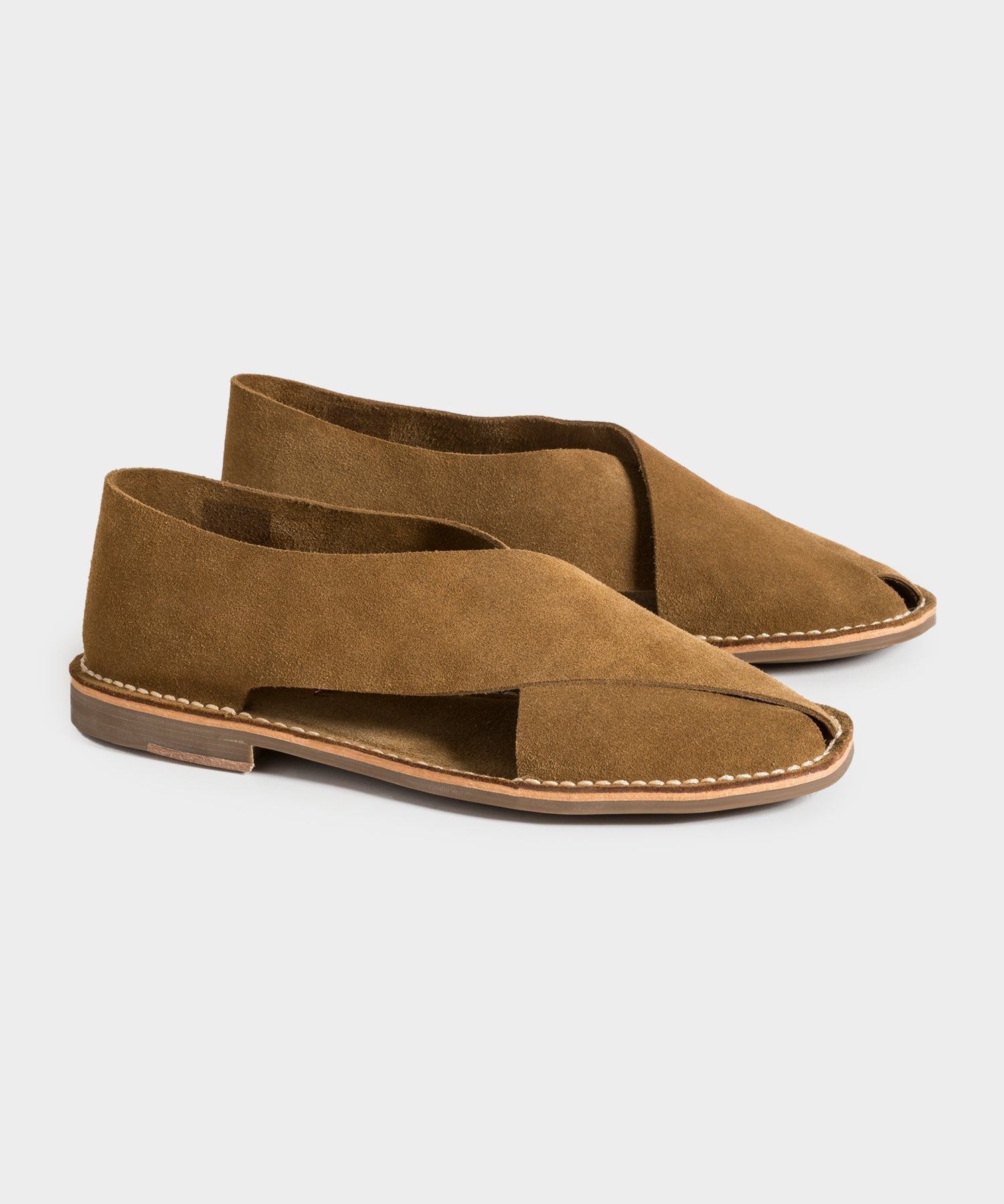 Todd Snyder Jacques Solovière Biarritz Sandal Maracca in Tan Tan