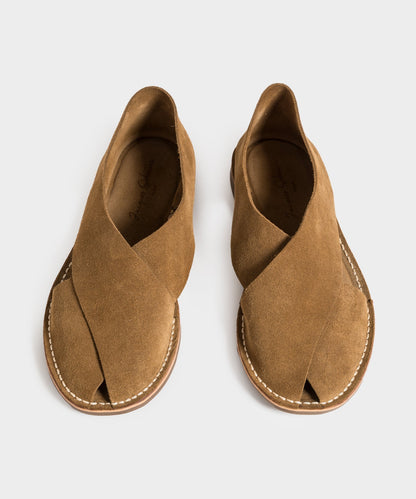 Todd Snyder Jacques Solovière Biarritz Sandal Maracca in Tan Tan