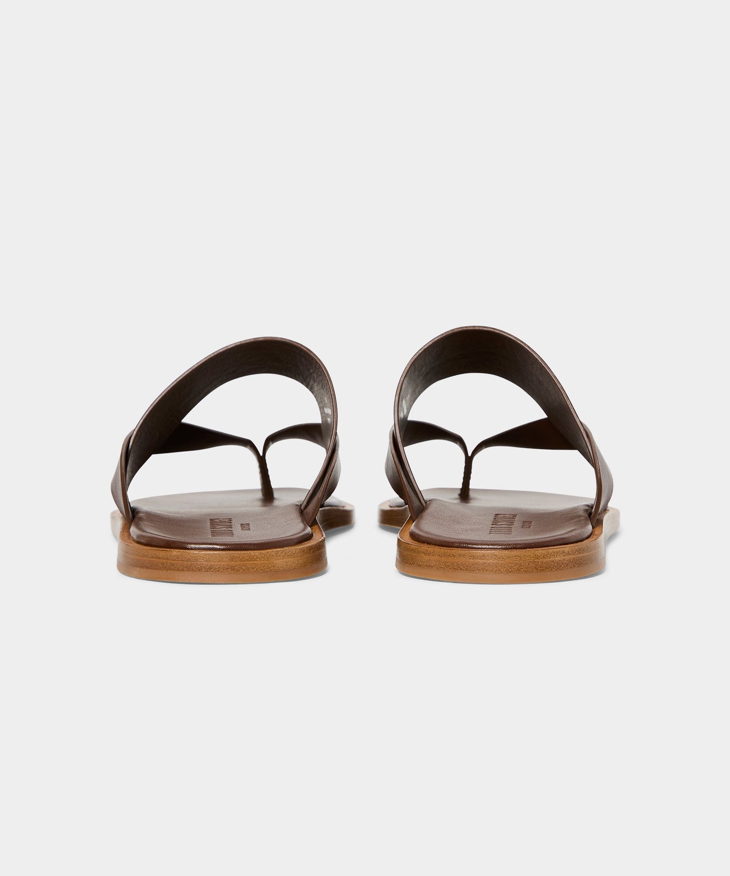 Todd Snyder Porto Leather Crossover Sandal in Brown Brown