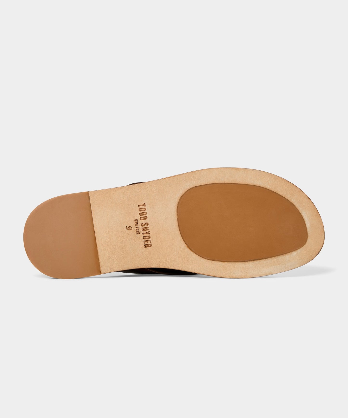 Todd Snyder Porto Leather Crossover Sandal in Brown Brown