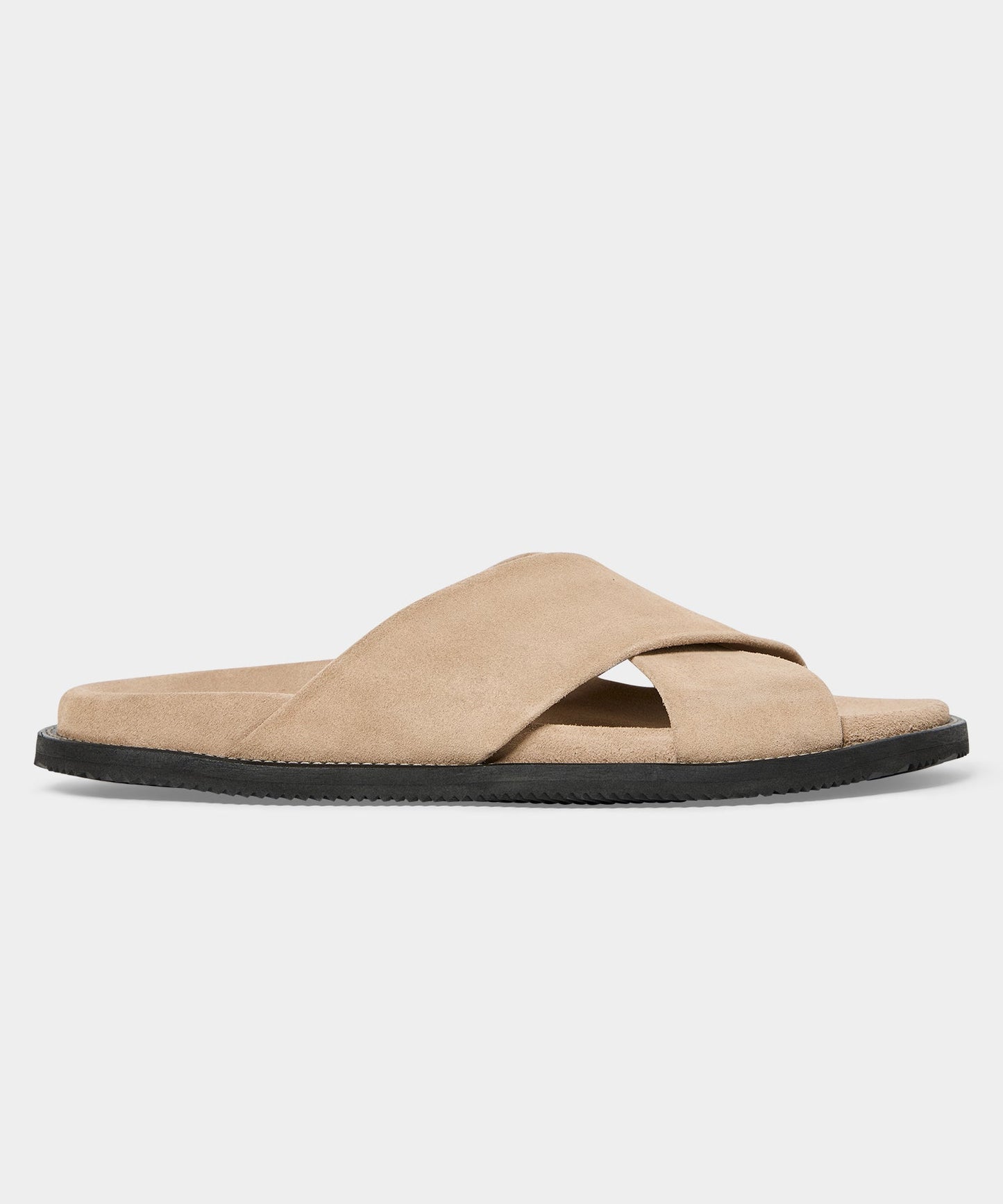 Todd Snyder Nomad Suede Crossover Sandal Sand