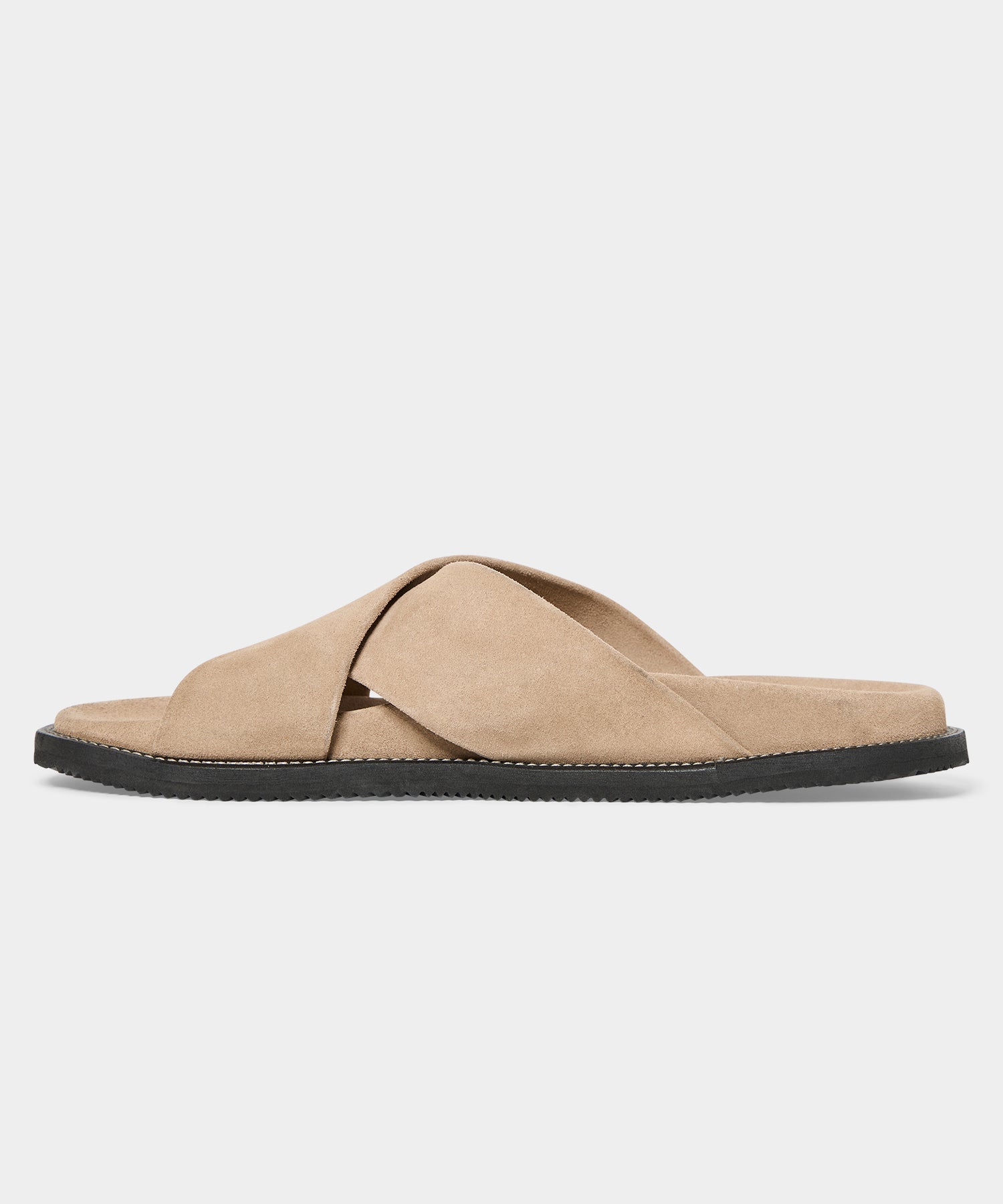 Todd Snyder Nomad Suede Crossover Sandal Sand