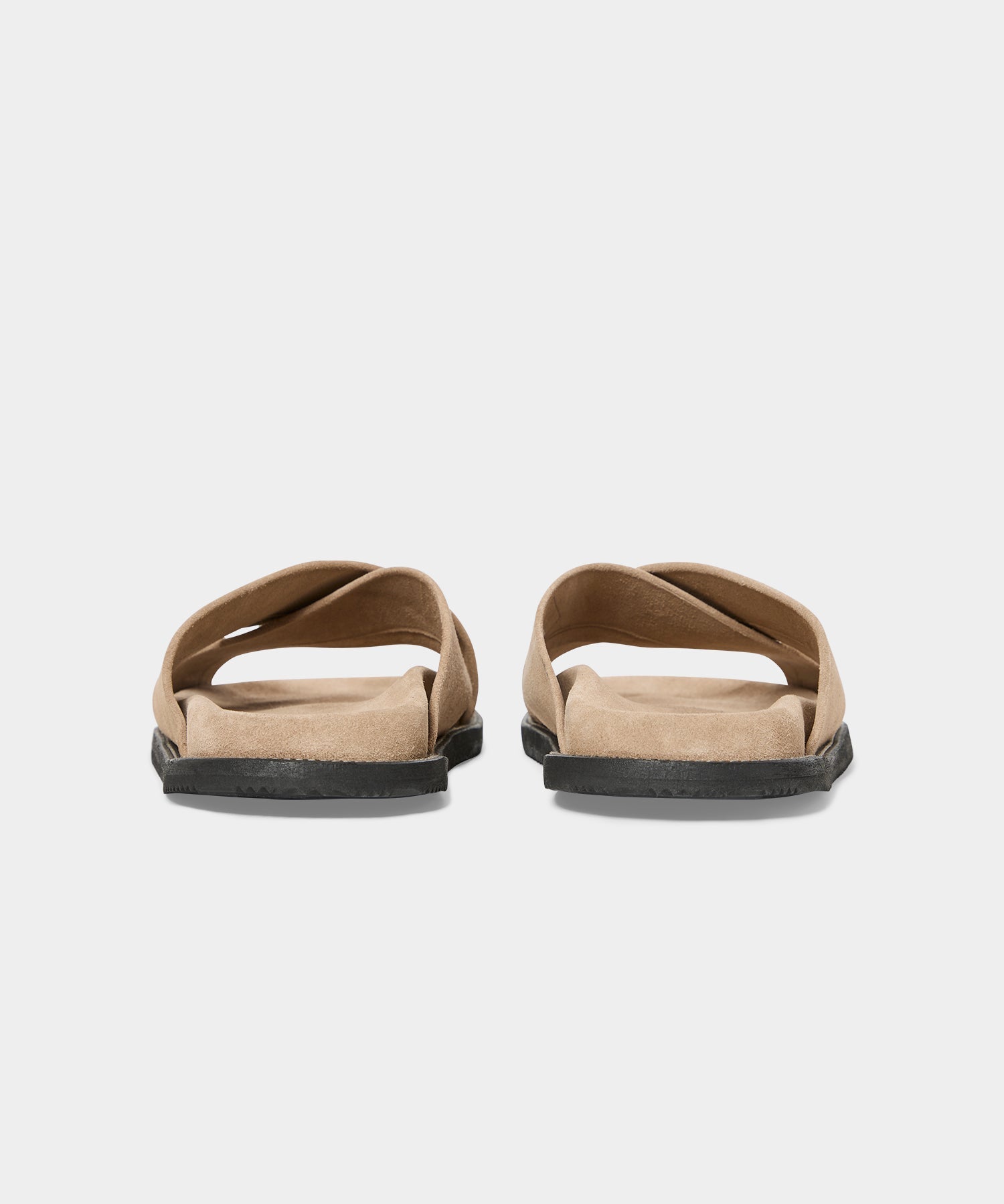 Todd Snyder Nomad Suede Crossover Sandal Sand