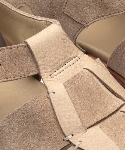 Todd Snyder Paraboot Nubuck Sandal in Beige Beige