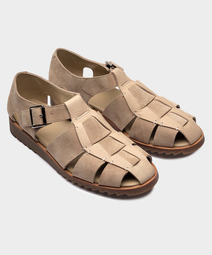 Todd Snyder Paraboot Nubuck Sandal in Beige Beige
