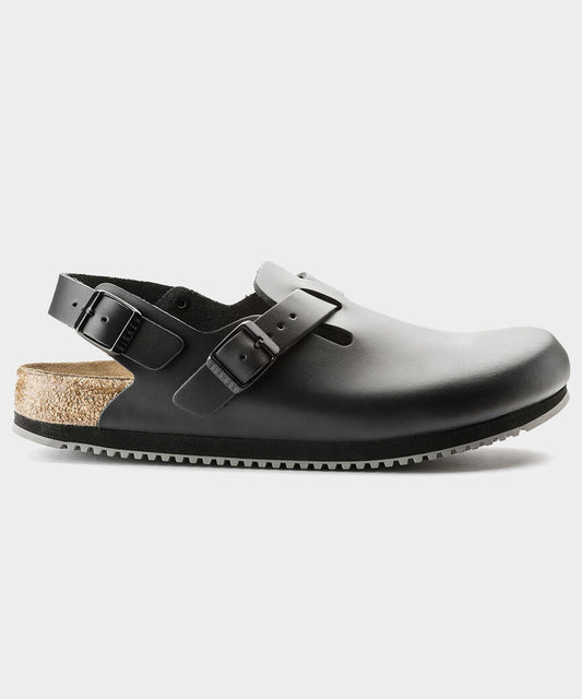Todd Snyder Birkenstock Tokio Super Grip Clog in Black Leather Black