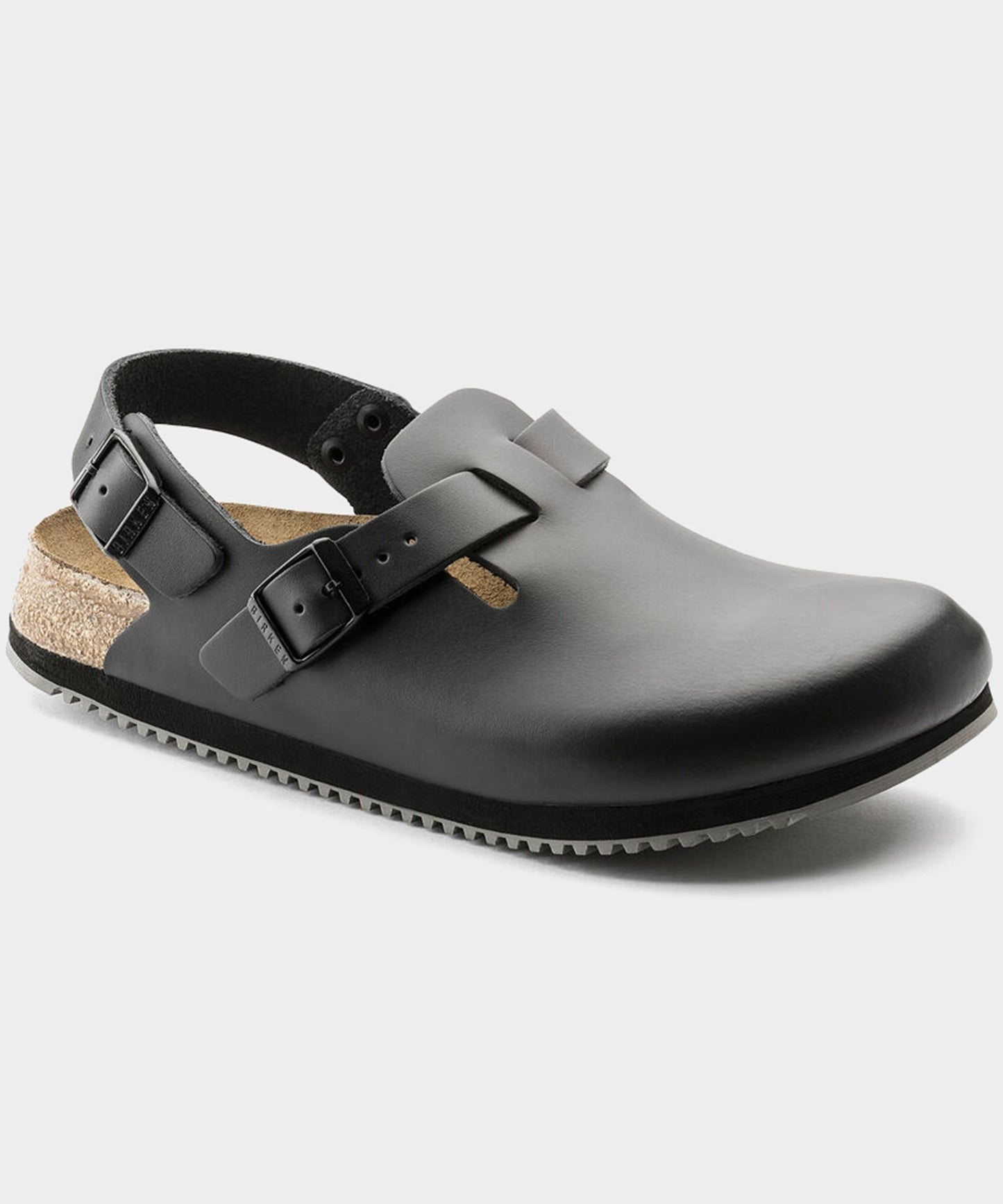 Todd Snyder Birkenstock Tokio Super Grip Clog in Black Leather Black