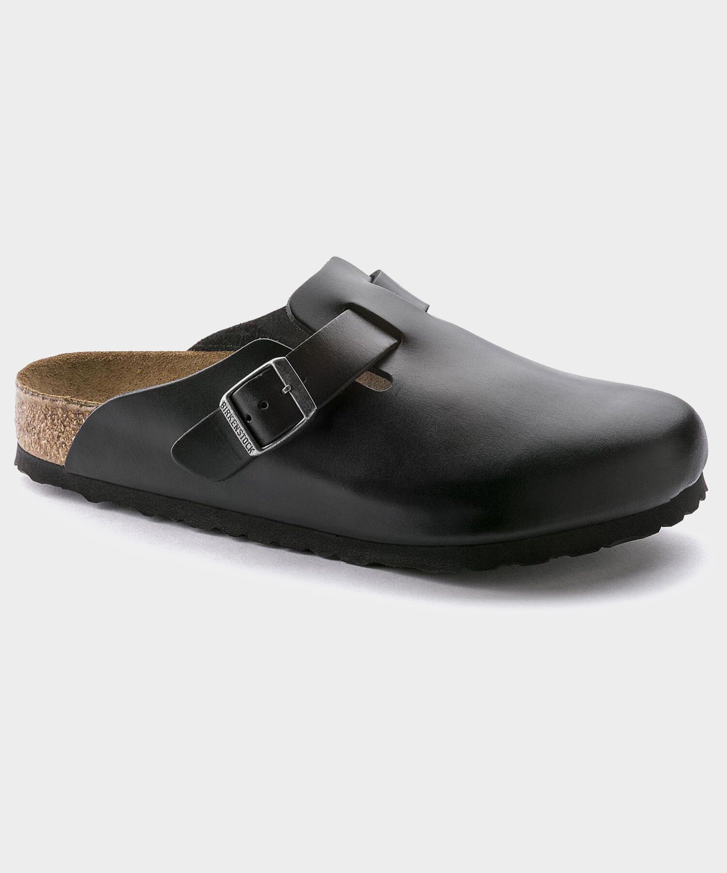 Todd Snyder Birkenstock Boston in Black Amalfi Leather Black
