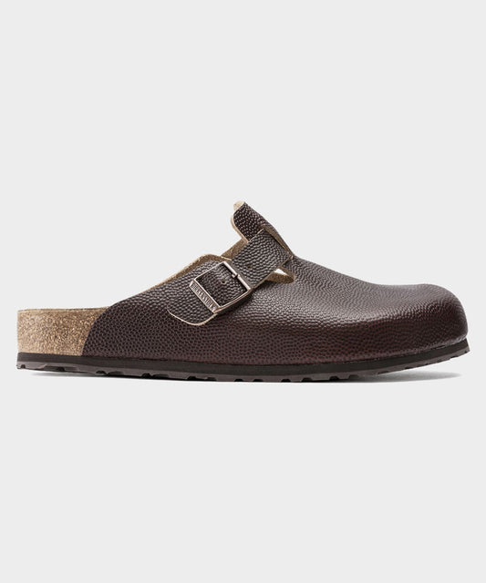 Todd Snyder Birkenstock Boston Grip in Roast Horween Leather Dark Brown