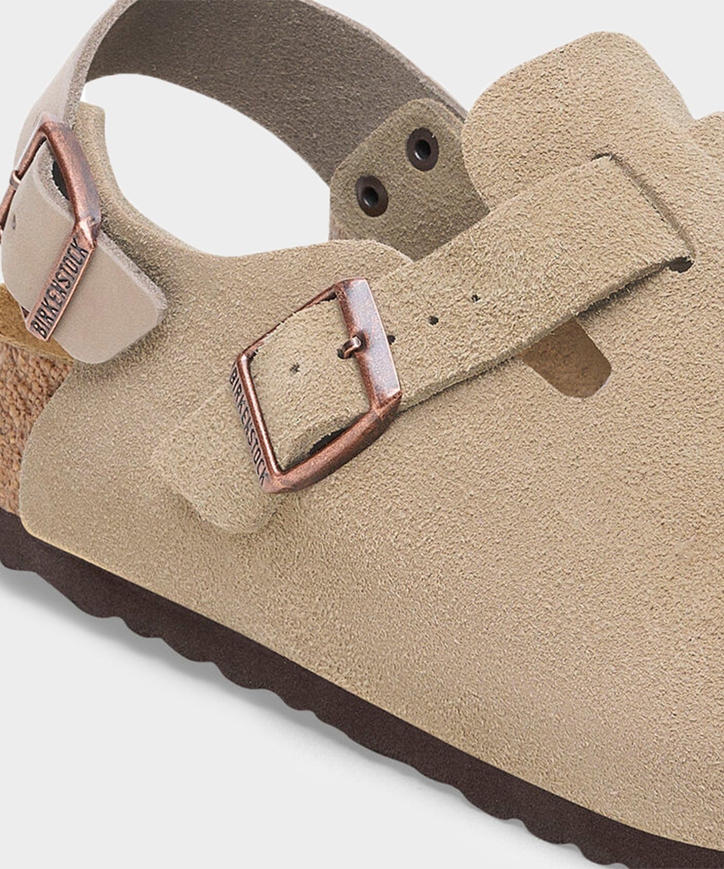 Todd Snyder Birkenstock Tokio Suede Clog in Taupe Taupe