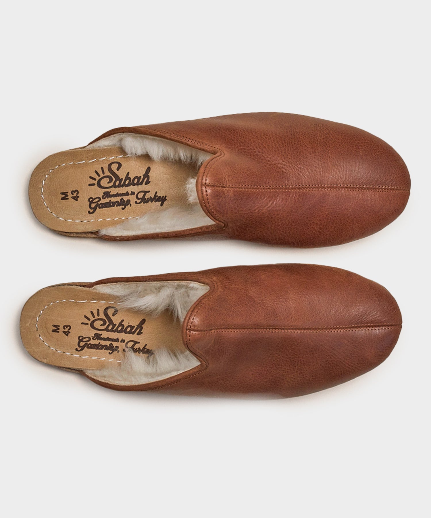 Todd Snyder Sabah Baba Shearling Slide in Fort Worth Brown Brown