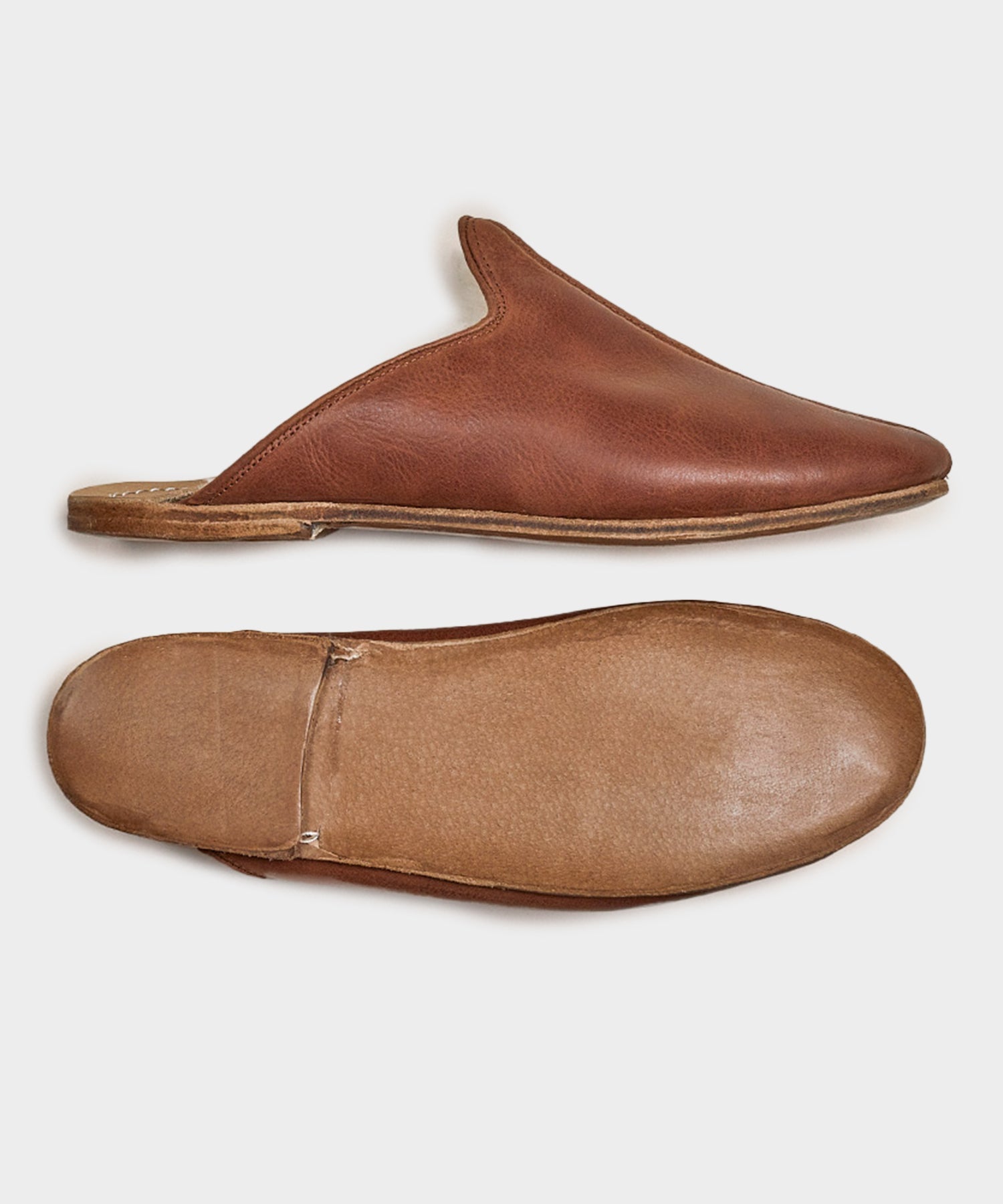 Todd Snyder Sabah Baba Shearling Slide in Fort Worth Brown Brown