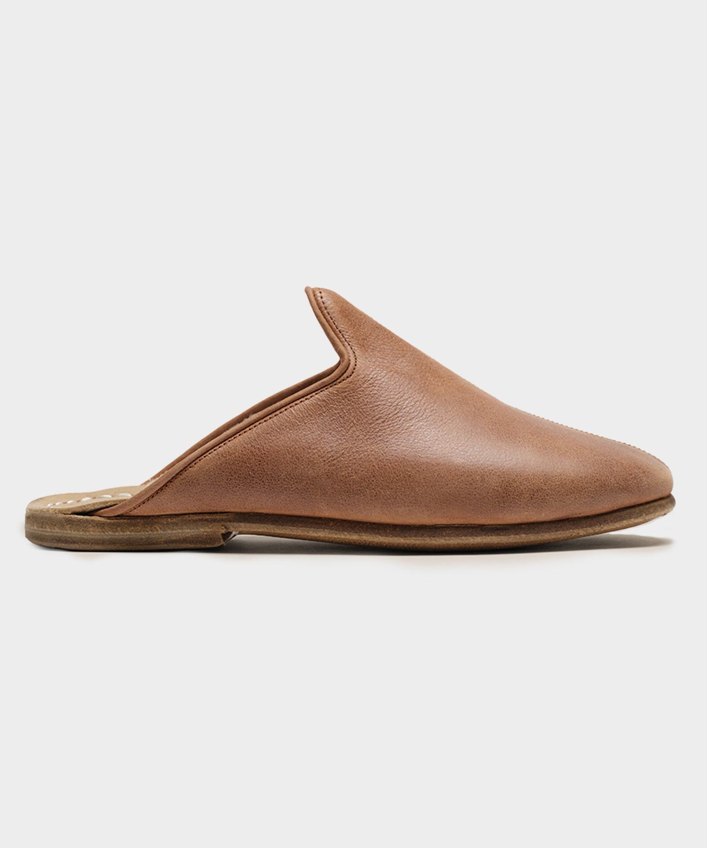 Todd Snyder Sabah Leather Baba in Brown Brown