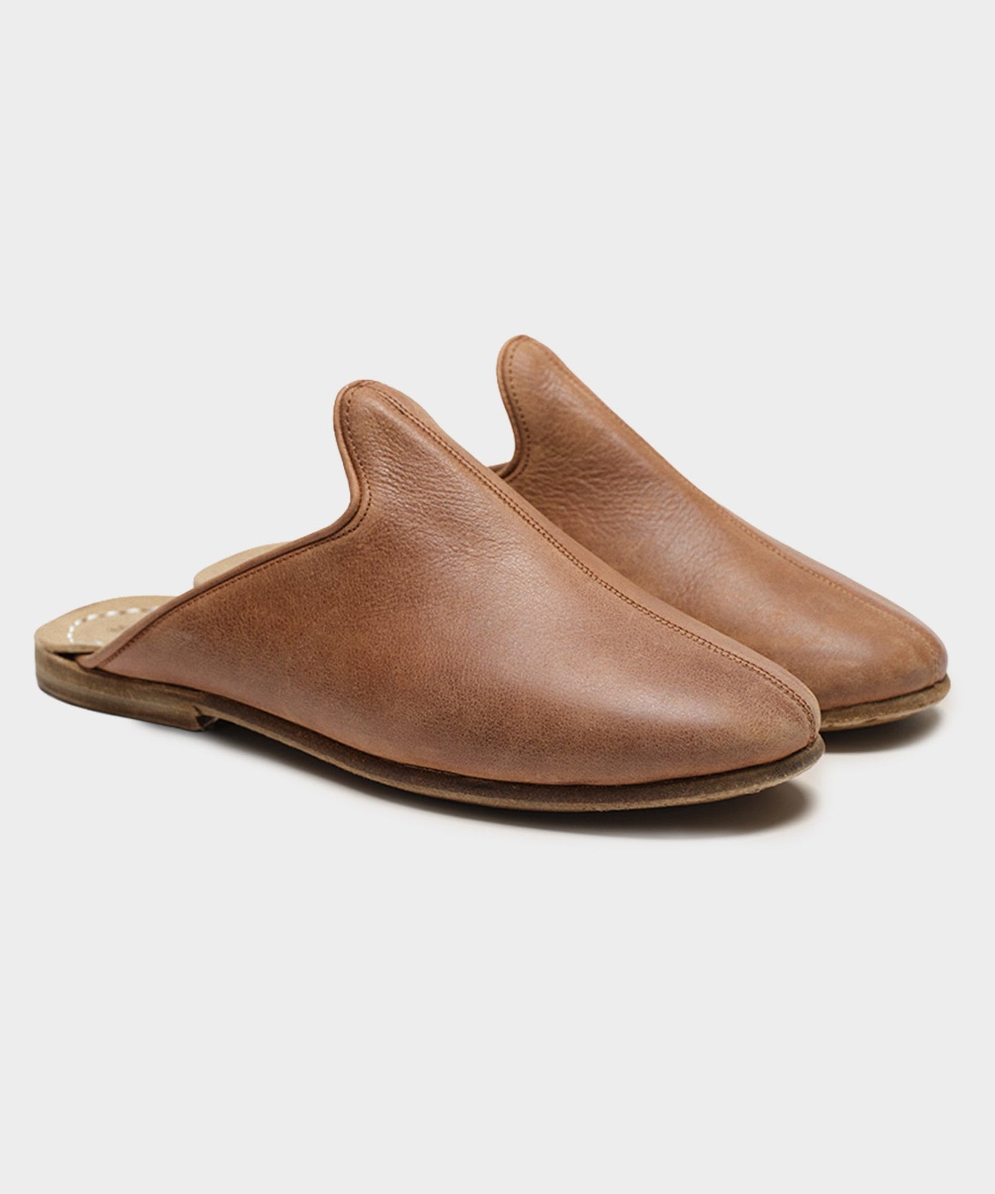 Todd Snyder Sabah Leather Baba in Brown Brown