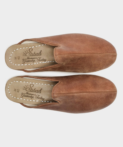 Todd Snyder Sabah Leather Baba in Brown Brown