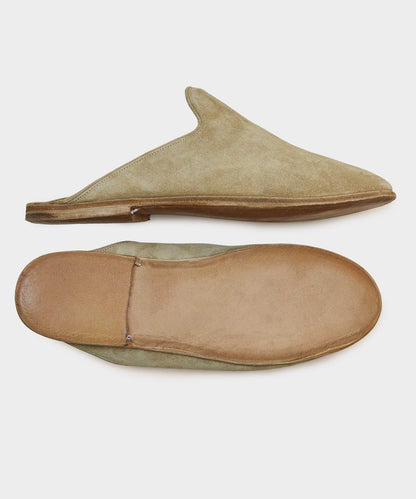 Todd Snyder Sabah Suede Baba in Olive Olive