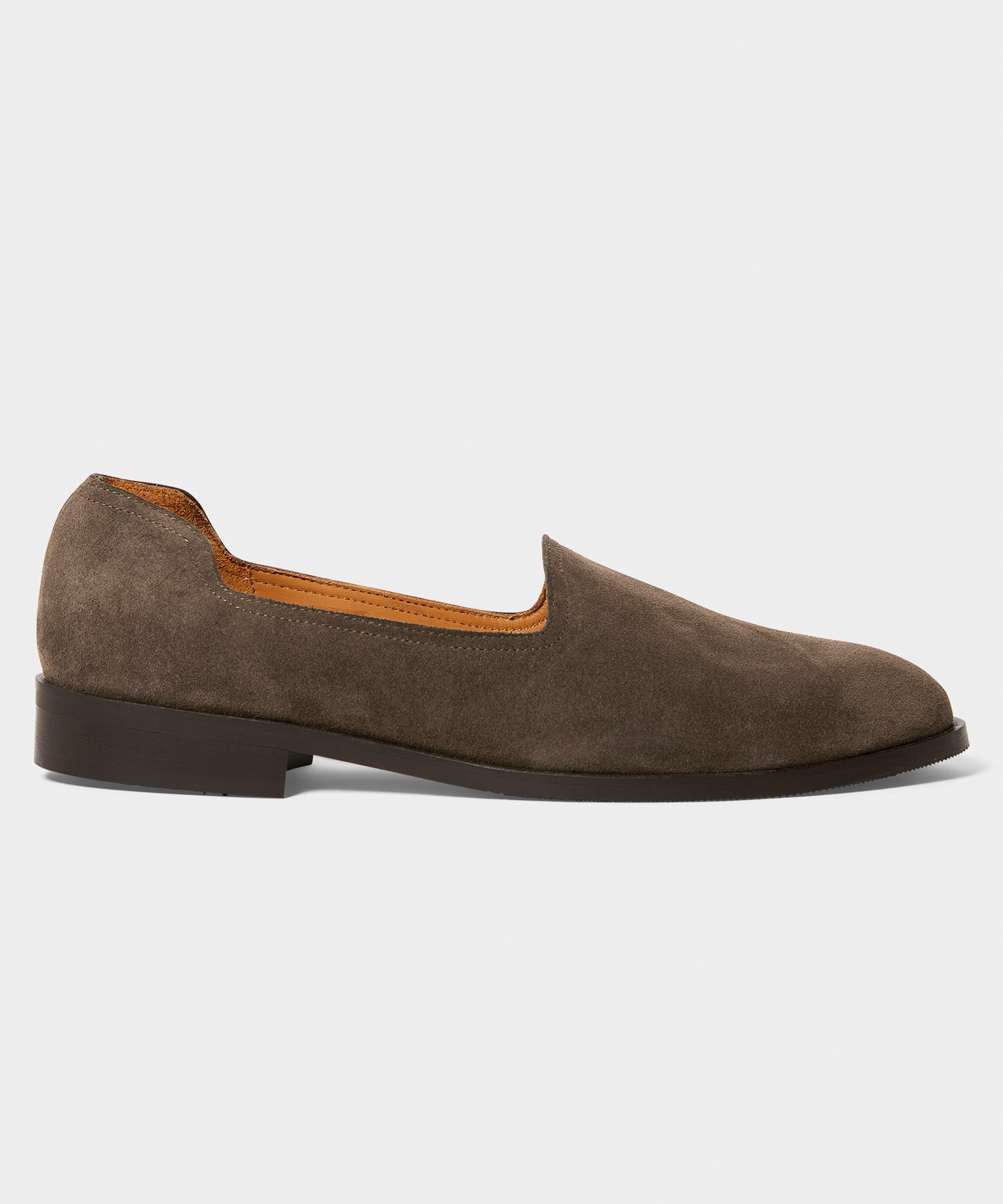 Todd Snyder Todd Snyder x Jacques Solovière Suede Slippers in Olive Brown Brown