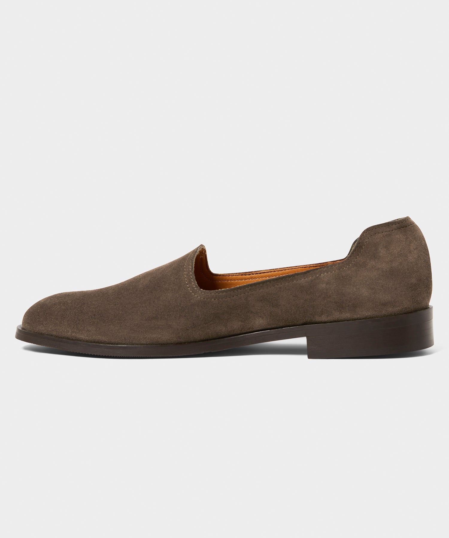 Todd Snyder Todd Snyder x Jacques Solovière Suede Slippers in Olive Brown Brown