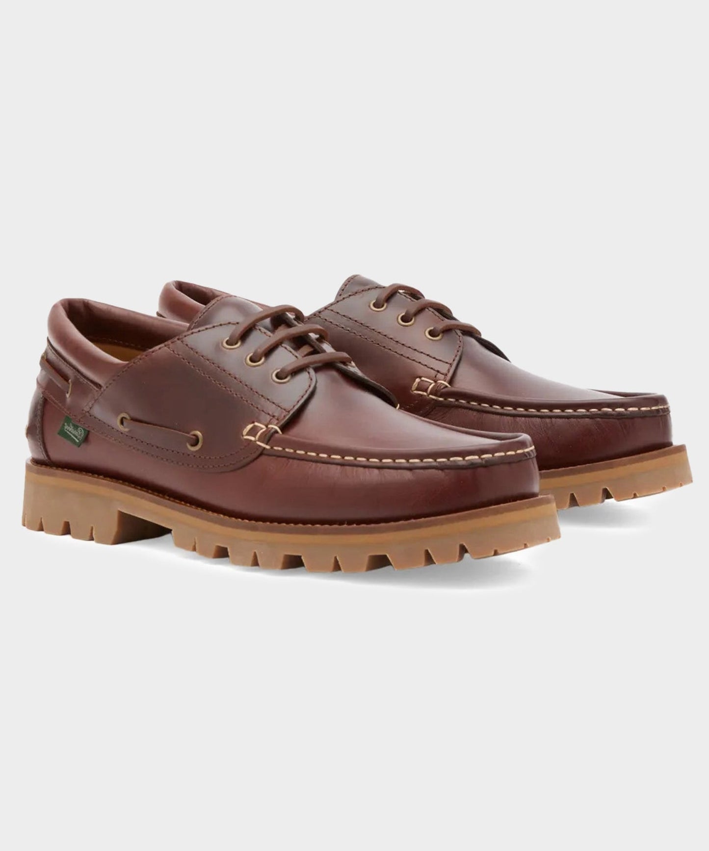 Todd Snyder Paraboot Briac Lug Boat Shoe Brown