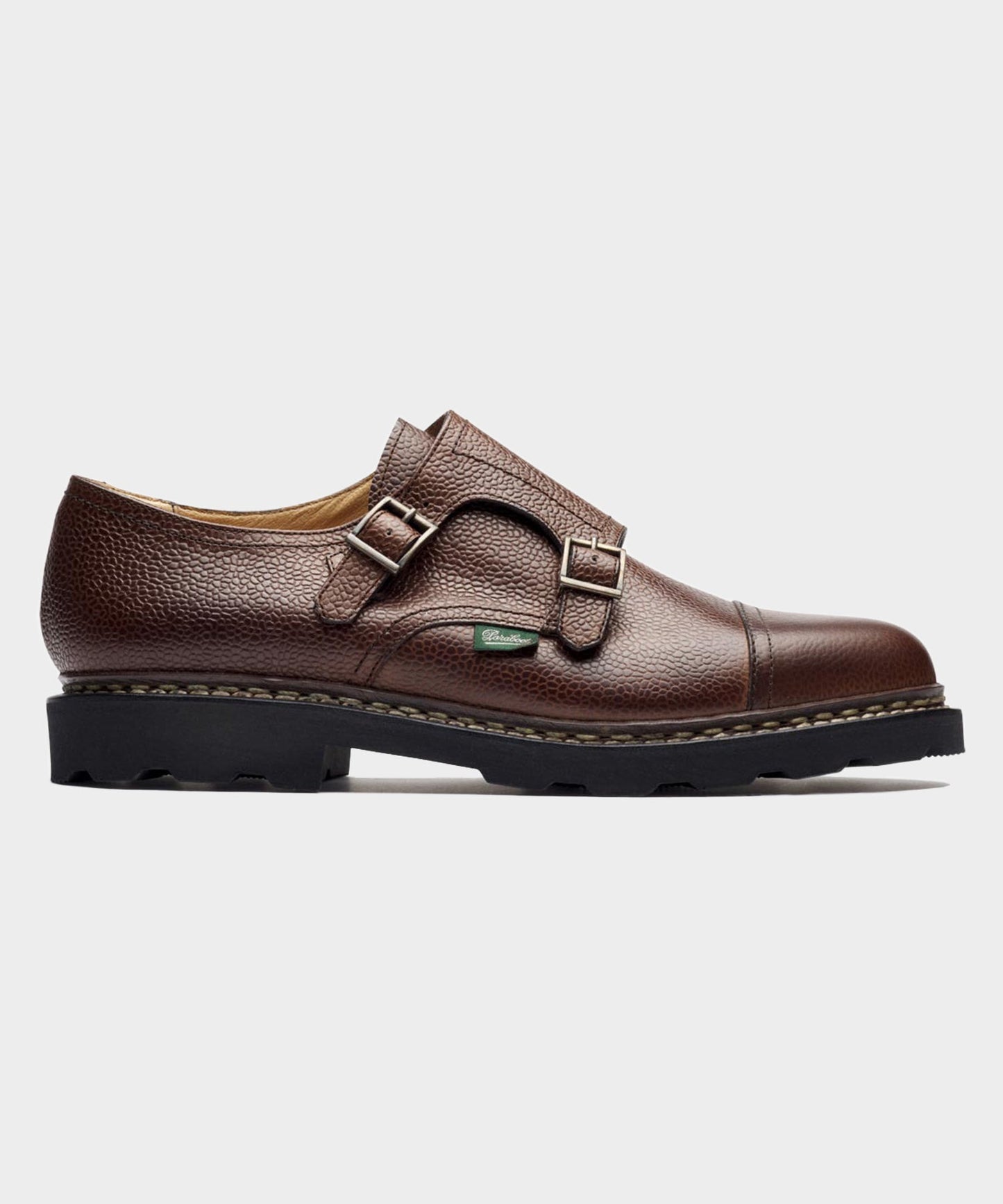 Todd Snyder Paraboot William Monk Strap Dress Shoe in Brown Brown