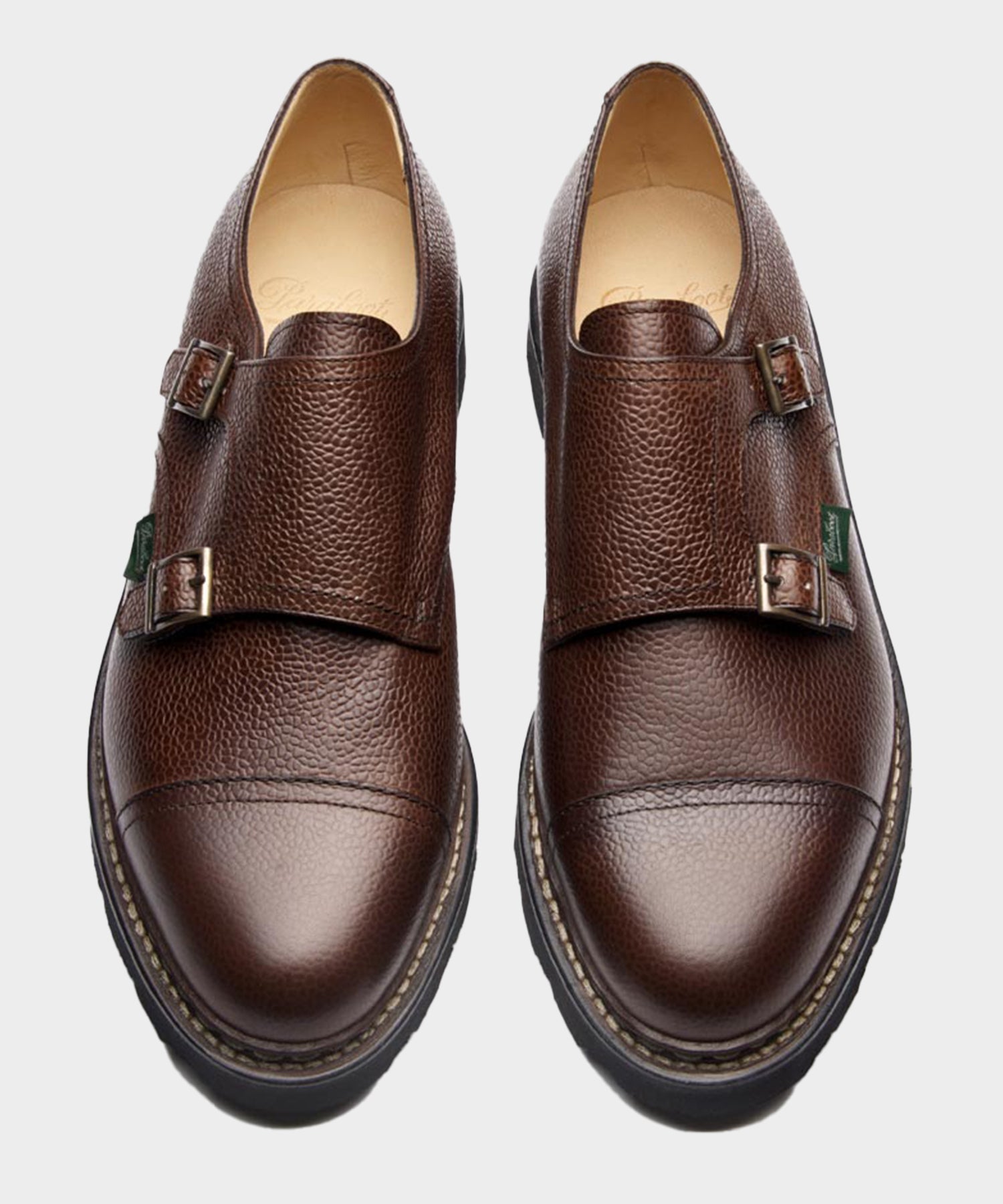 Todd Snyder Paraboot William Monk Strap Dress Shoe in Brown Brown