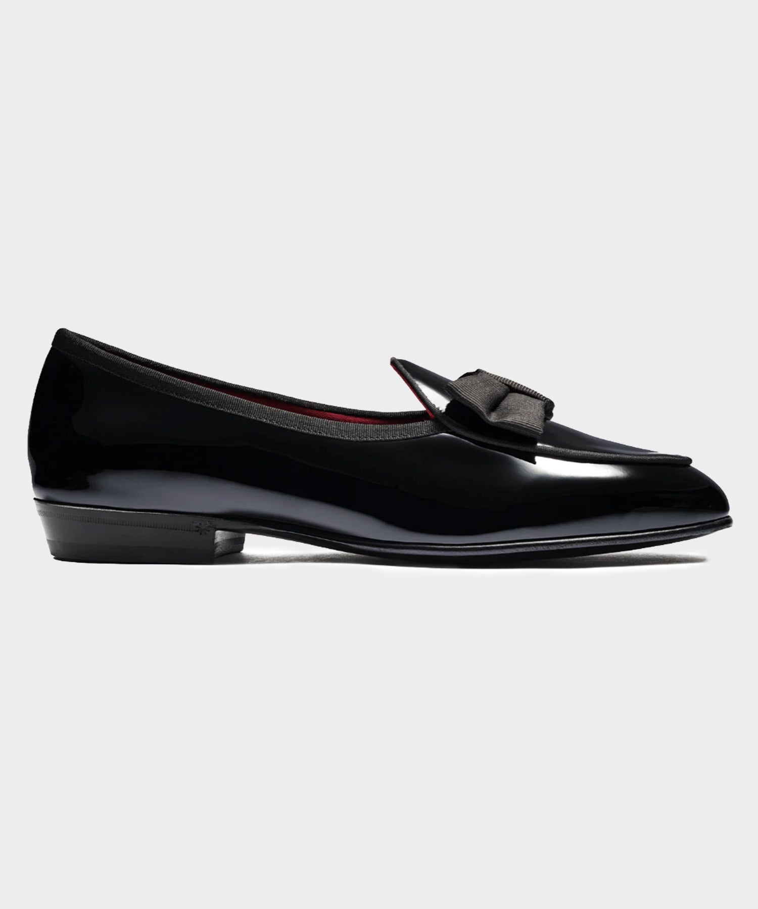 Todd Snyder Baudoin & Lange Patent Leather Sagan Opera Pump in Black Black