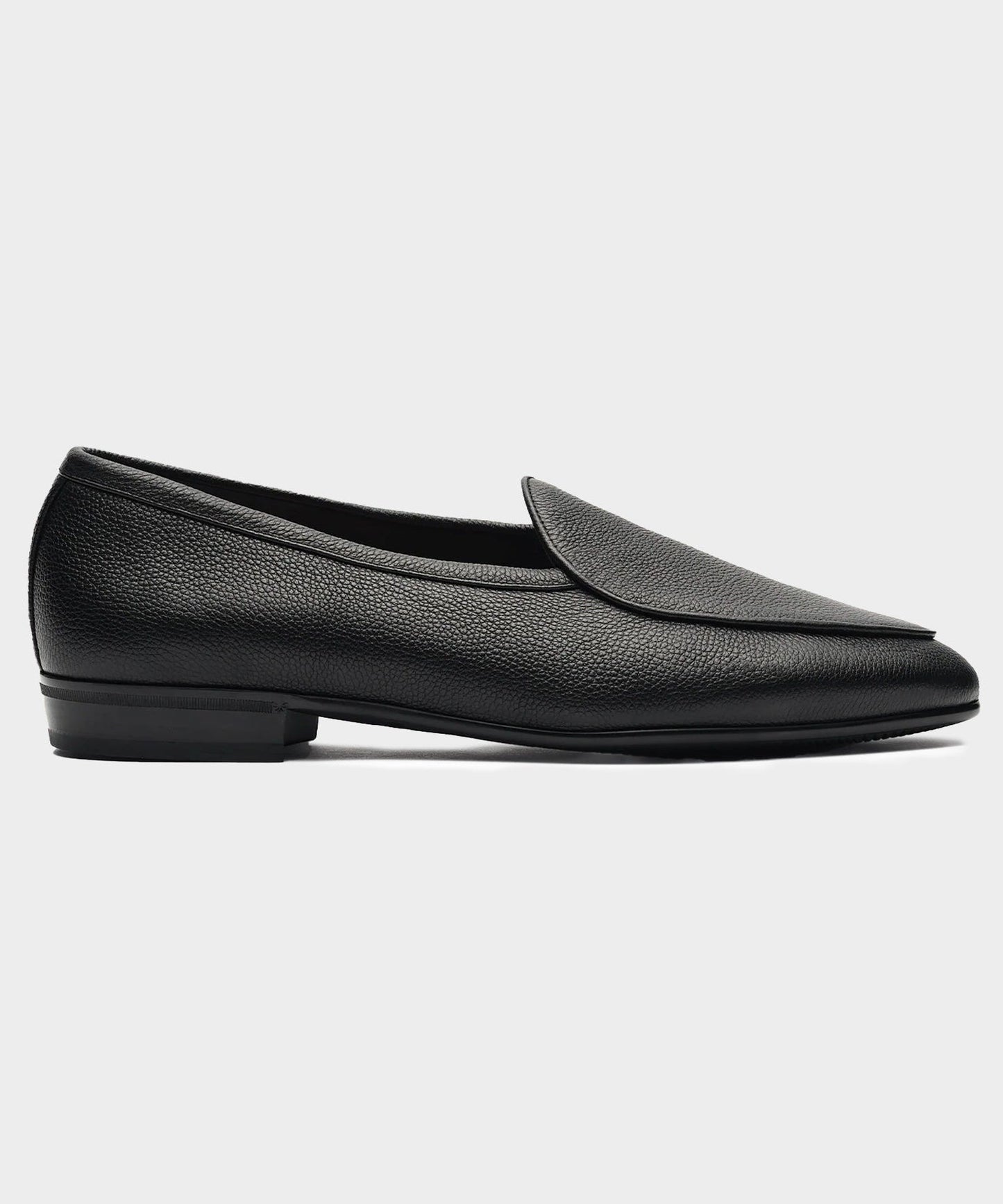 Todd Snyder Baudoin & Lange Leather Sagan Loafer in Black Black