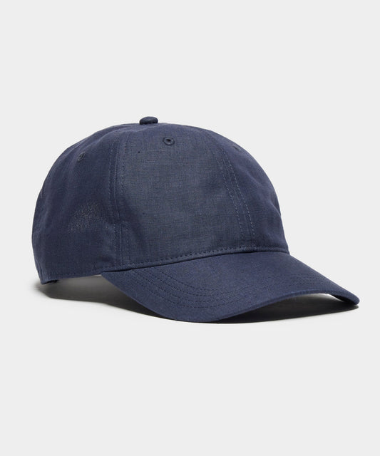 Todd Snyder Linen Baseball Cap in Navy Navy