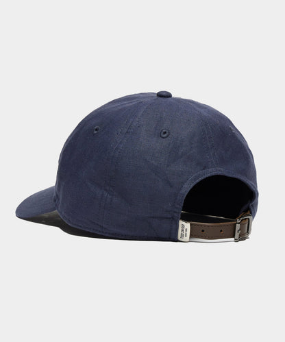 Todd Snyder Linen Baseball Cap in Navy Navy