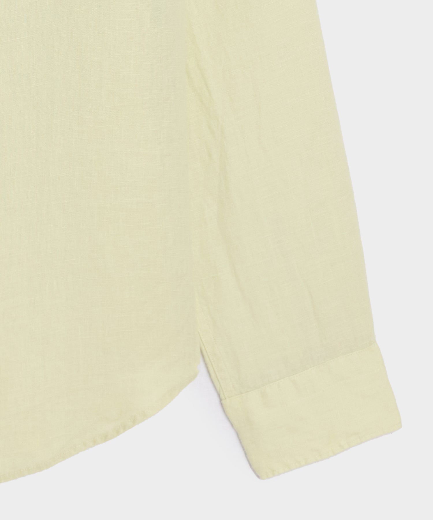 Todd Snyder Slim Sea Soft Irish Linen Point Collar Shirt in Mint Mint