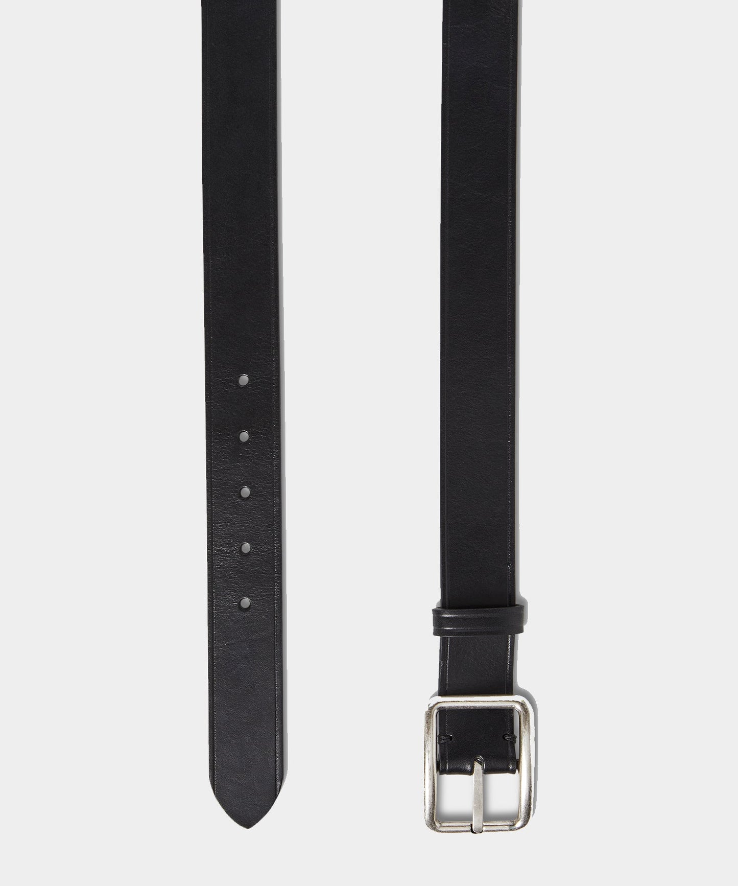 Todd Snyder Wide Leather Belt in Black Black