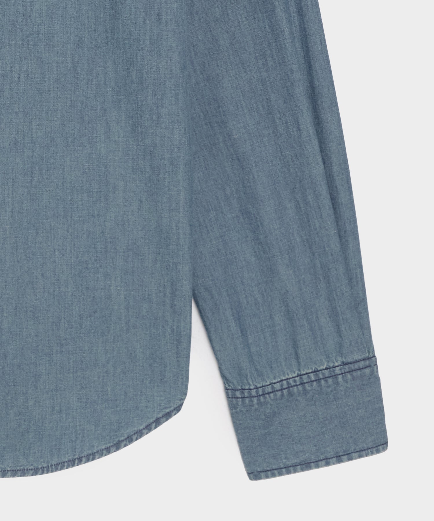 Todd Snyder Chambray Western Shirt in Indigo Indigo