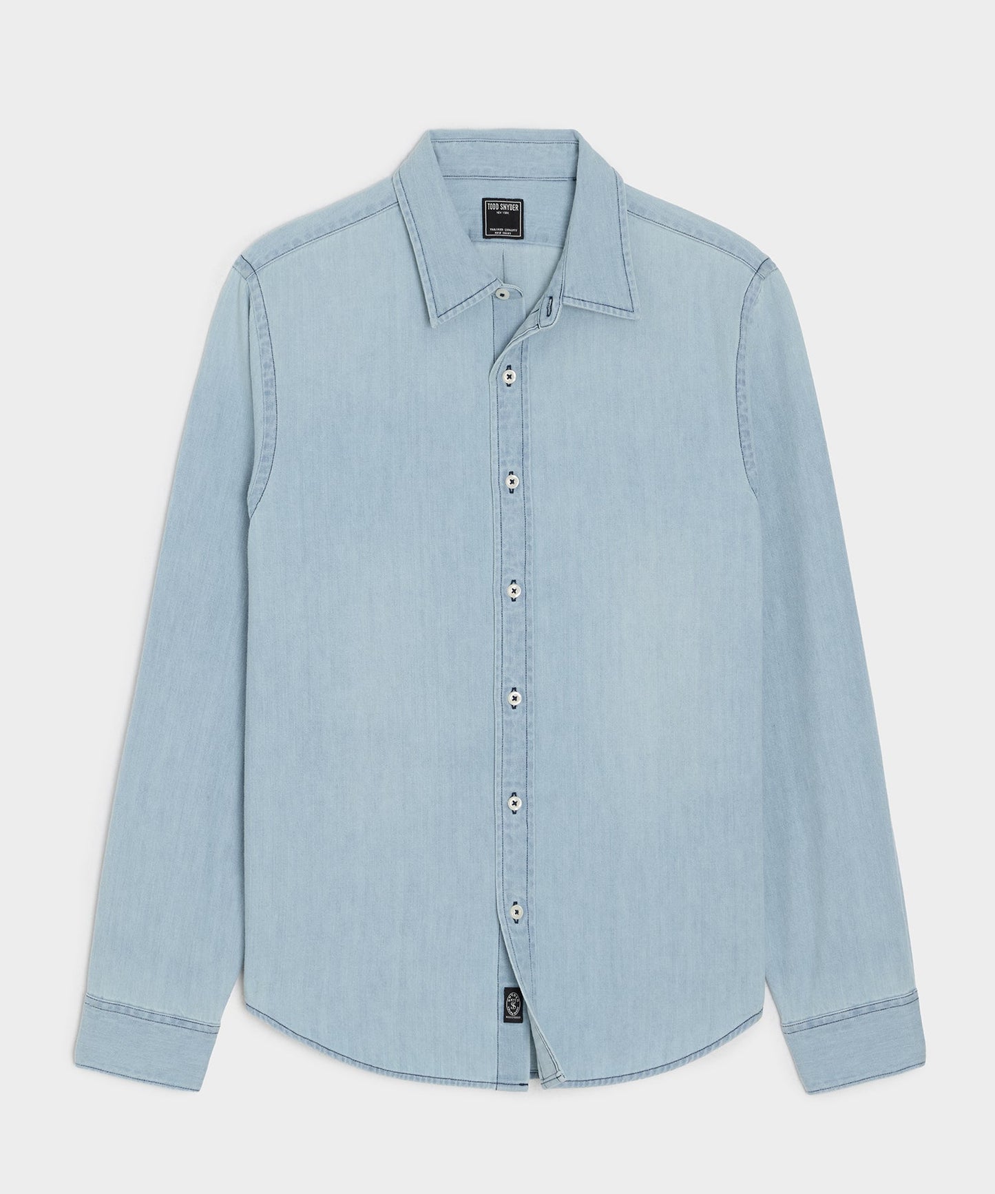 Todd Snyder Denim Point Collar Shirt in Indigo Indigo