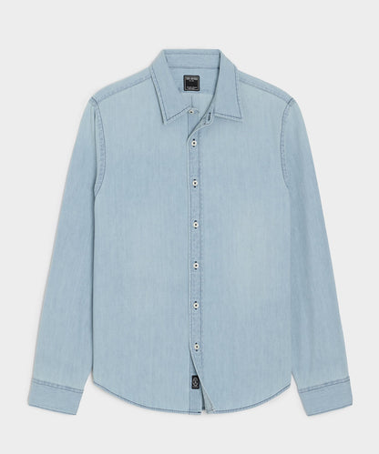Todd Snyder Denim Point Collar Shirt in Indigo Indigo